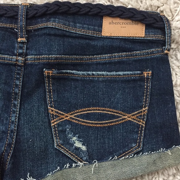 NWT Abercrombie kids distressed denim shorts - Picture 7 of 7